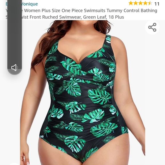 One Piece Ruched Bathing Suit - Picture 2 of 10